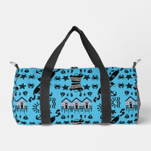 Original Beach Sand And Sea Themed Duffle Bag