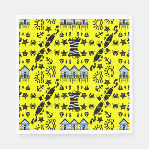 Original Beach Sand And Sea Themed Napkin