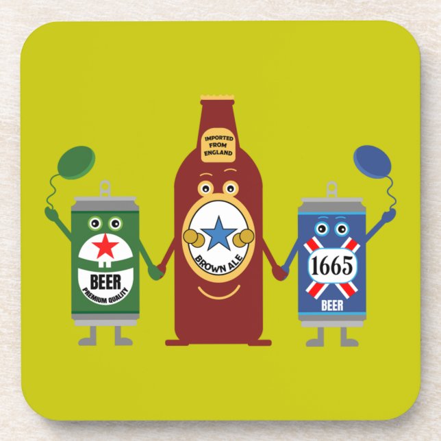 Original Beer lover Gifts Coaster (Front)