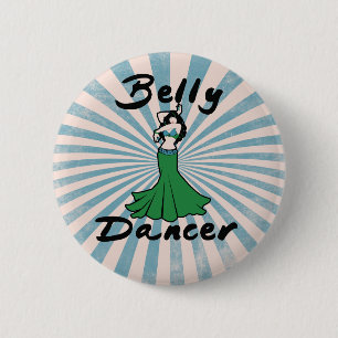 Original Belly Dance Pop Art 6 Cm Round Badge