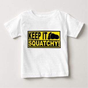 Original & Best-Selling Bobo's KEEP IT SQUATCHY! Baby T-Shirt