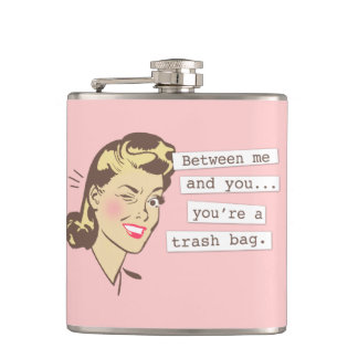Original Between Me & You Trashbag Hip Flask