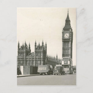 Original Big ben 1953 photo Postcard