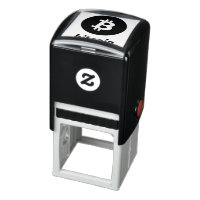 Original Bitcoin Logo Symbol Ink Stamp