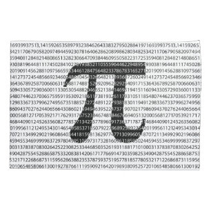 Original black number pi day mathematical symbol pillowcase