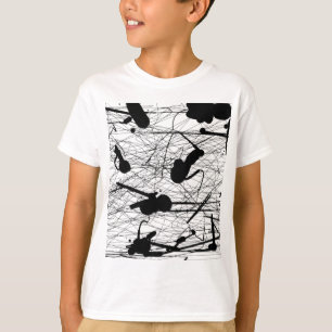 Original Black Splatter Painting T-Shirt