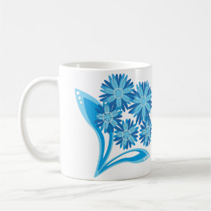 Original blue flowers coffee mug