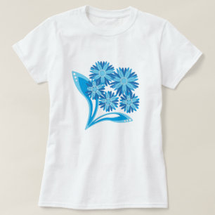Original blue flowers T-Shirt