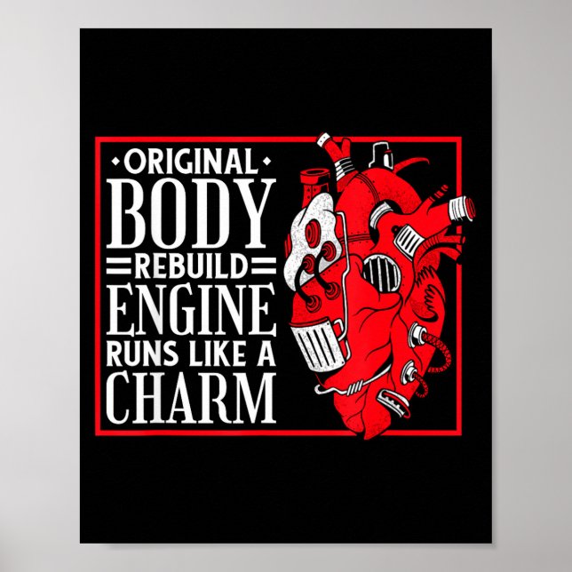 Original Body Rebuild Engine, Open Heart Surgery A Poster (Front)