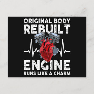 Original body rebuilt engine runs like a charm enclosure card