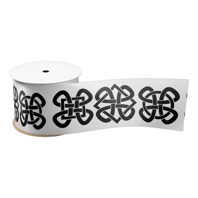 original celtic style knots satin ribbon (Spool)