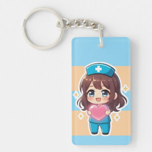 Original Chibi Nurse 2.0 - Heartfelt Care Key Ring