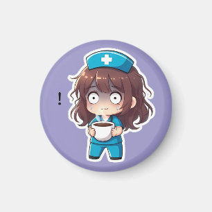 Original Chibi Nurse 2.0 - Total Burnout Magnet