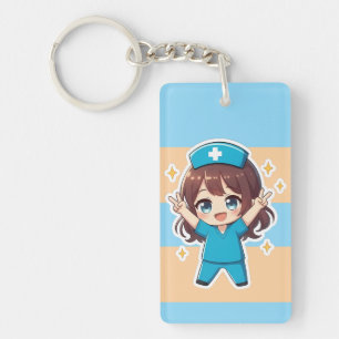 Original Chibi Nurse 2.0 - Victory Spirit Key Ring