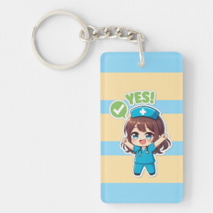 Original Chibi Nurse 3.0 - Yes Key Ring