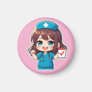 Original Chibi Nurse - Nursing Life Magnet
