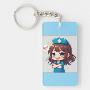 Original Chibi Nurse - Sassy Nursing Life Key Ring