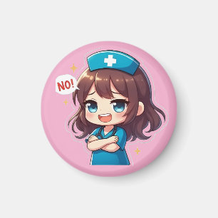 Original Chibi Nurse - Sassy Nursing Life Magnet