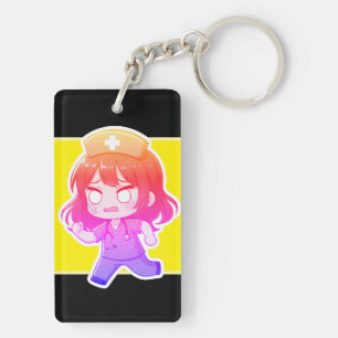 Original Chibi Nurse - The Hectic Shift Key Ring