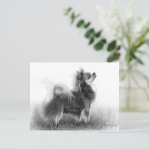 Original Chihuahua Painting Postcard