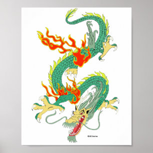 Original Chinese Dragon Poster