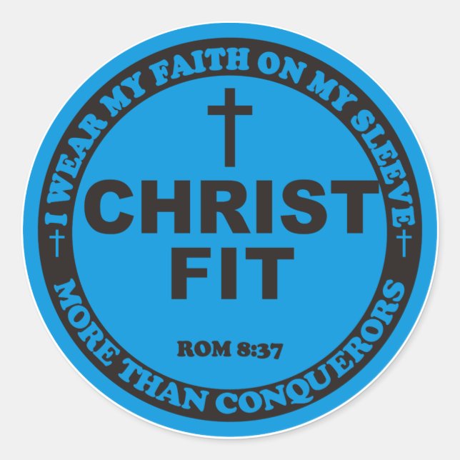 Original Christ Fit label stickers (Front)