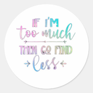 Original classic round sticker