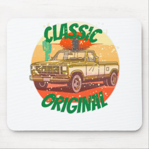 Original classic vintage style pickup mouse pad
