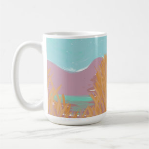 Original Contemporary “The Lake” Artwork Coffee Mug