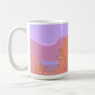 Original Contemporary “The Lake” Artwork Coffee Mug