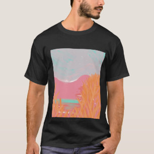 Original Contemporary “The Lake” Artwork For Him T-Shirt