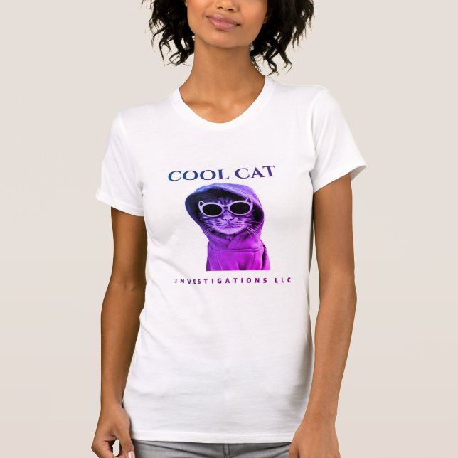 Original Cool Cat logo - grape gradient T-Shirt (Front)