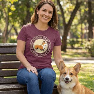 Original Corgi Club Founding Member Funny Tri-Blend Shirt