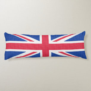 Original cross-stitch design Union Jack Body Cushion