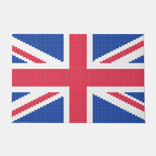 Original cross-stitch design Union Jack Doormat