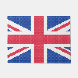 Original cross-stitch design Union Jack Doormat