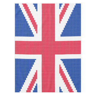 Original cross-stitch design Union Jack Tablecloth