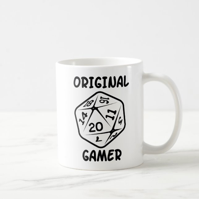 Original d20 gamer coffee mug (Right)
