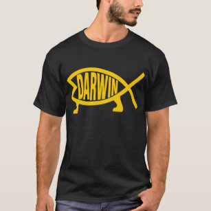 Original Darwin Fish (Mustard) T-Shirt