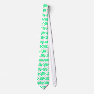 Original Darwin Fish (Seafoam) Tie