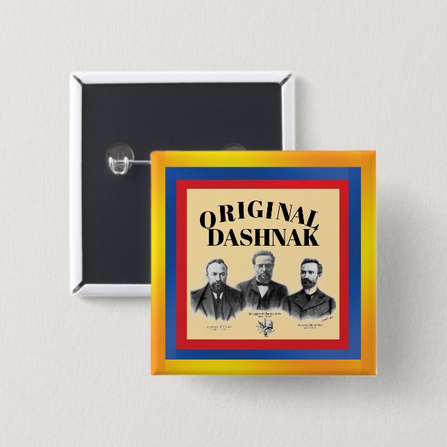 Original Dashnak Button (Front & Back)