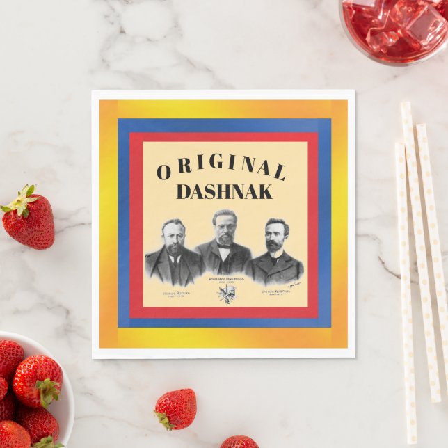 Original Dashnak Paper Napkin (Insitu)