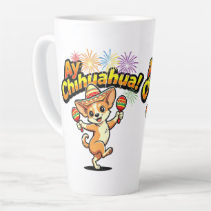 Original Design Ay Chihuahua! Latte Mug