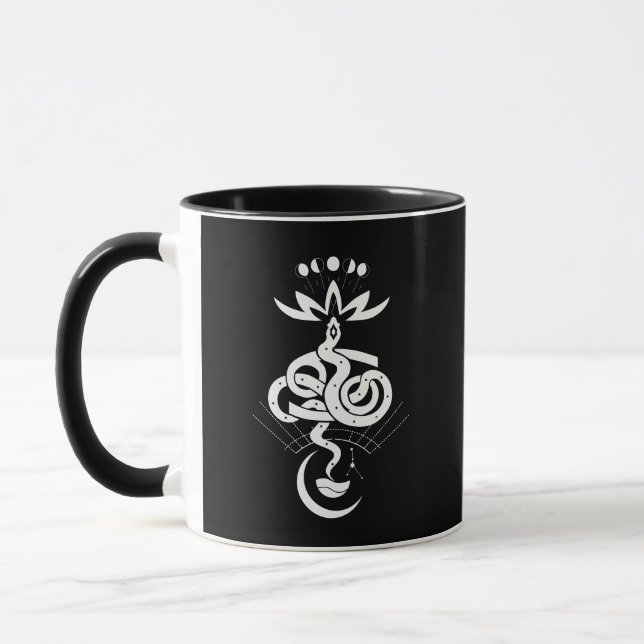 Original design for 2025 Snake printing, Cancer Mug (Left)