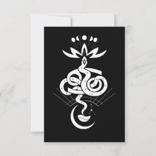 Original design for 2025 Snake printing, Cancer Thank You Card