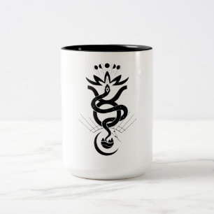 Original design for 2025 Snake printing, Taurus  Two-Tone Coffee Mug