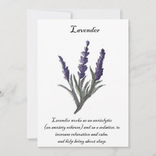 Original Design Lavender Card