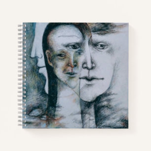 Original digital fine art surrealism notebook