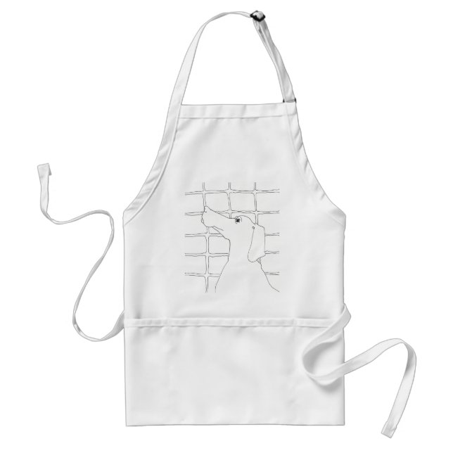 Original Dog Drawing Chinese Dog Year 2018 Apron (Front)
