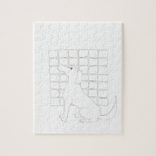 Original Dog Drawing Chinese Dog Year 2018 Puzzle